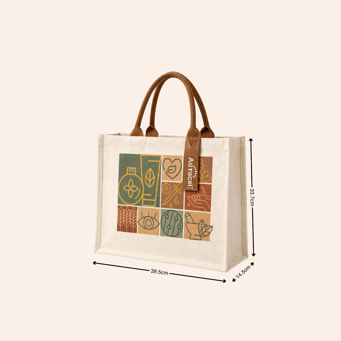 Auracel Canvas Tote Bag