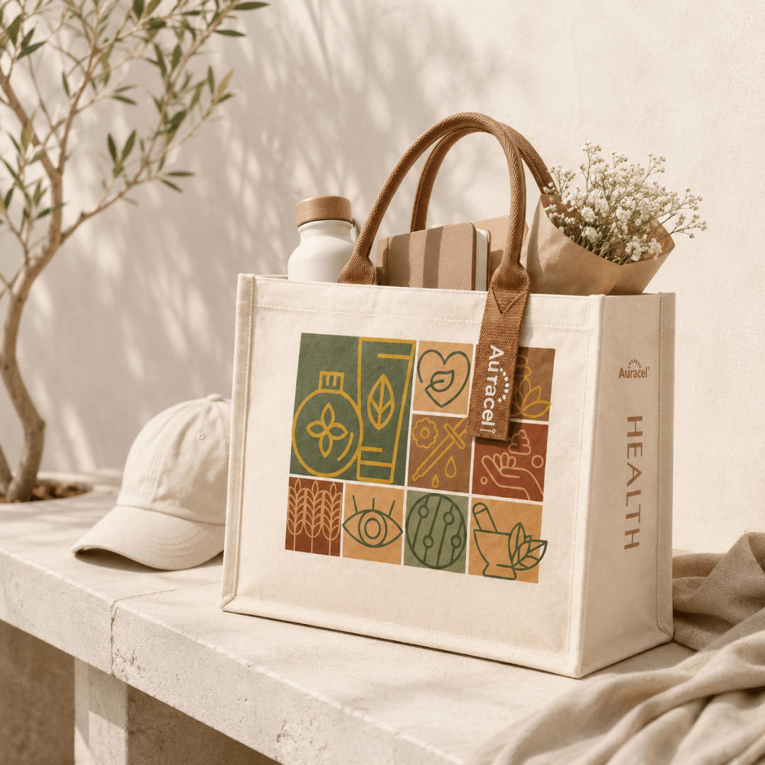 Auracel Canvas Tote Bag