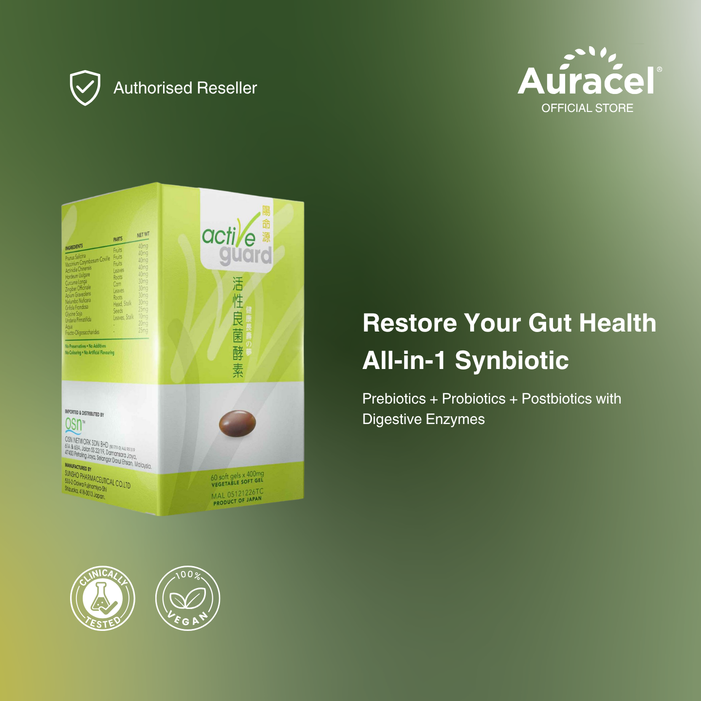 OSN Active Guard Probiotics Capsule 60's