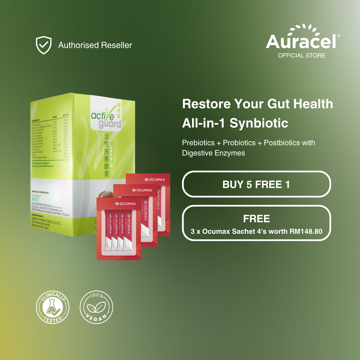 OSN Active Guard Probiotics Capsule 60's